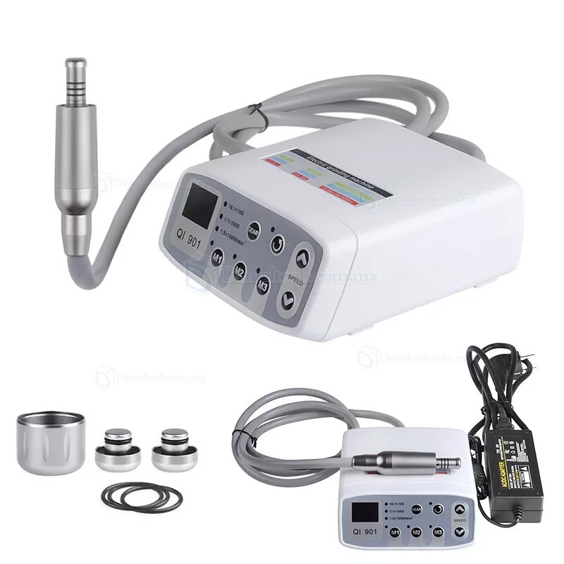 QI-901 Micromotor el&eacute;ctrico dental sin escobillas con luz LED